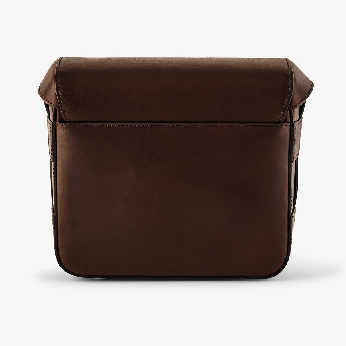 Bolsa para cámara Oberwerth Signature Line (mediana), marrón oscuro con forro rojo