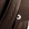 Oberwerth Signature Line Camera Bag (Medium), Dark Brown with Red Lining
