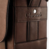 Oberwerth Signature Line Camera Bag (Medium), Dark Brown with Red Lining
