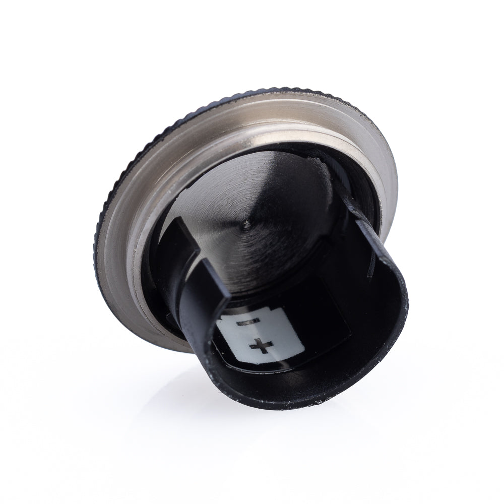 Tapa de batería Leica, negra para MP, sin revestimiento de cuero sintético