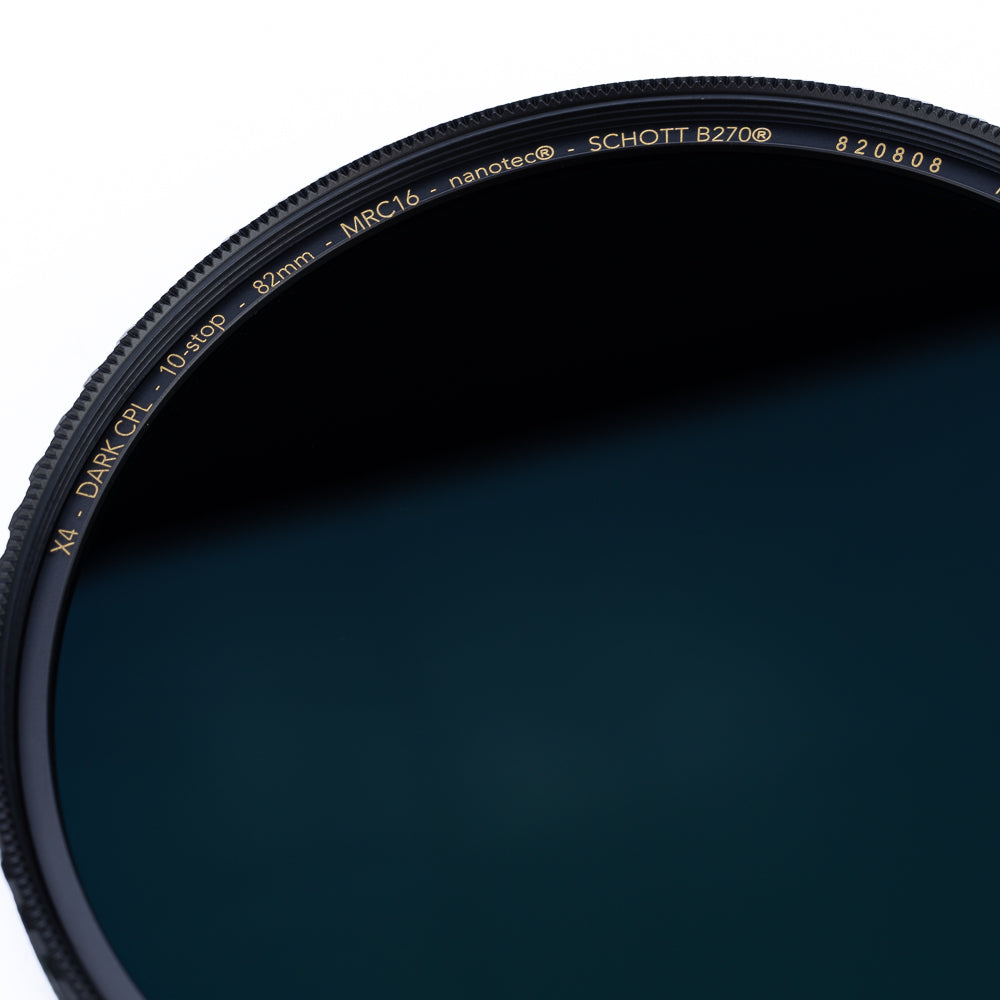 Filtro polarizador circular oscuro de 10 pasos Breakthrough Photography de 82 mm
