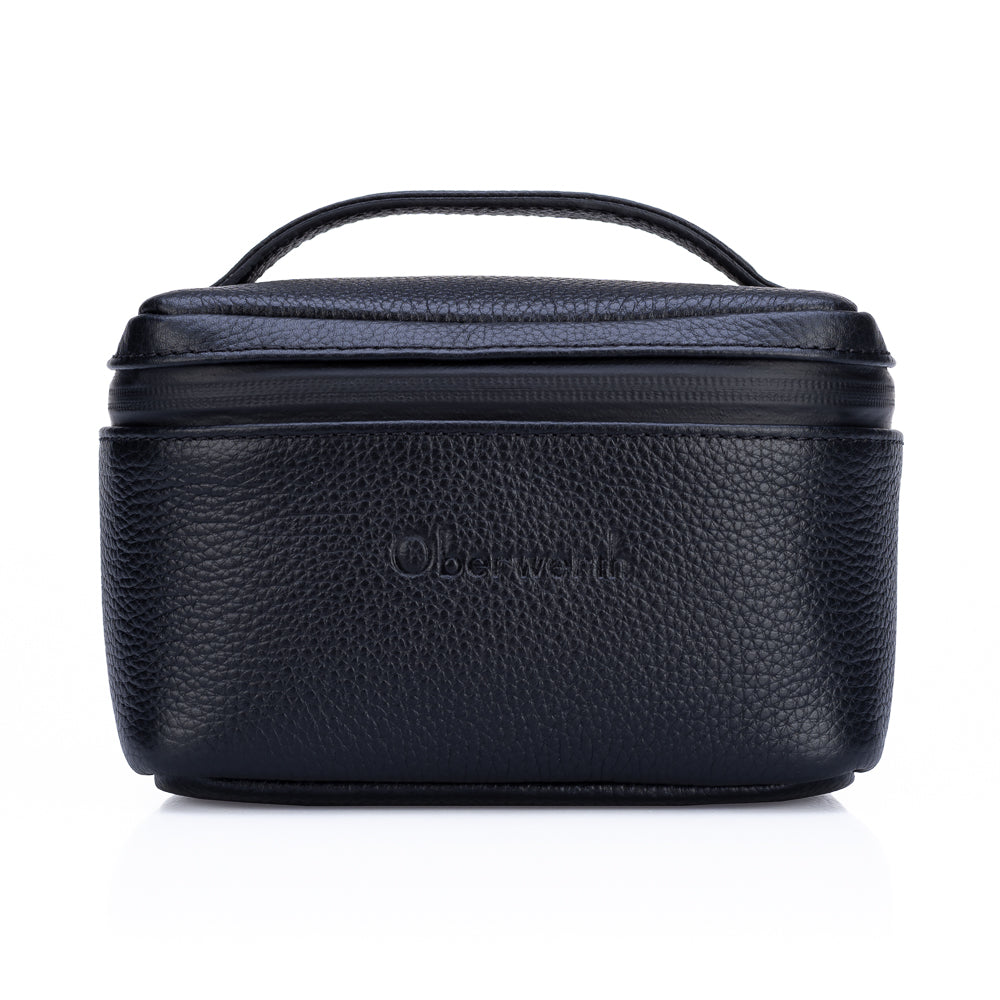 Mochila de cuero de grano completo Oberwerth (negra)