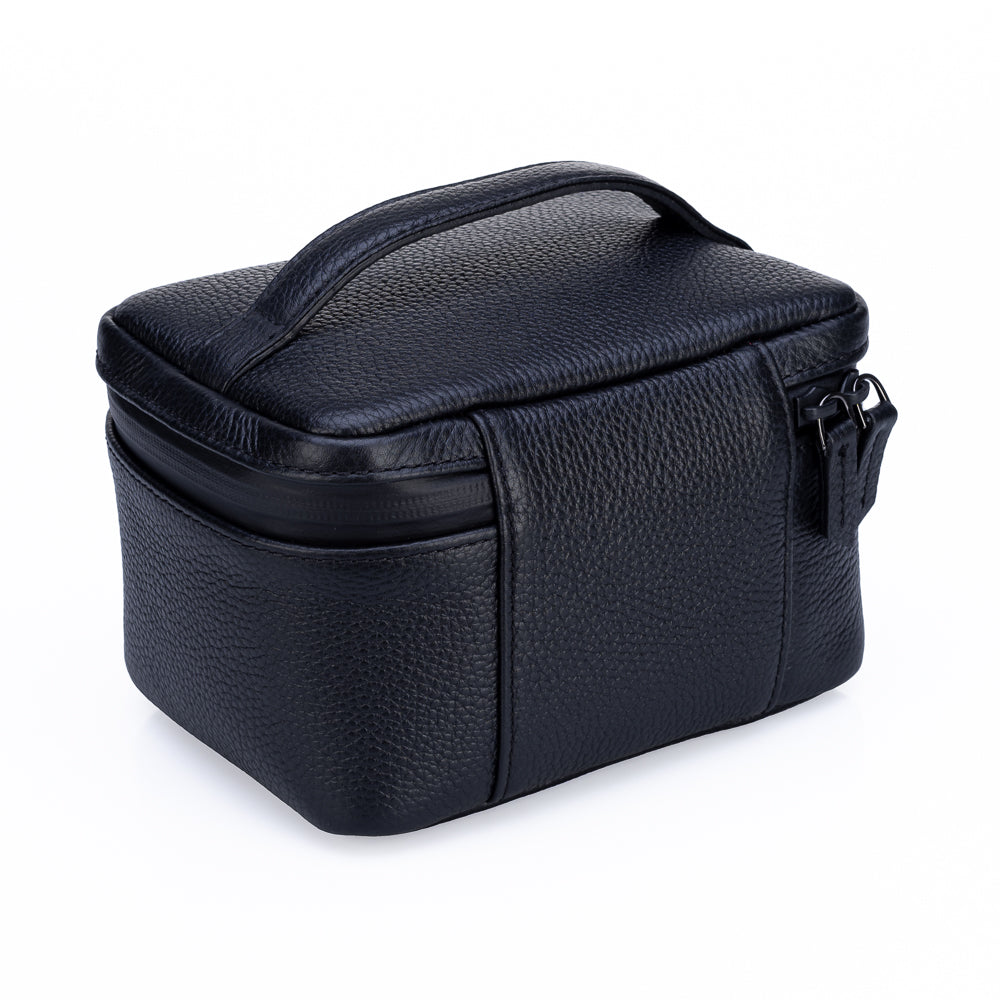 Mochila de cuero de grano completo Oberwerth (negra)