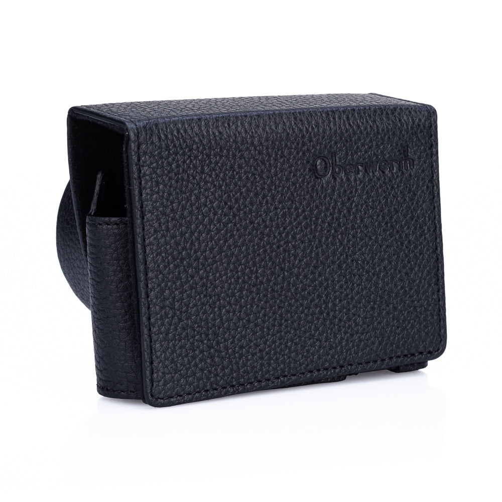 Funda Everready Oberwerth para Leica D-Lux 8 (negra, costuras negras)