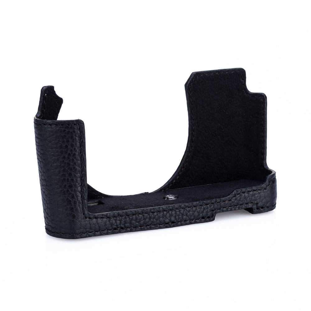 Funda Everready Oberwerth para Leica D-Lux 8 (negra, costuras negras)