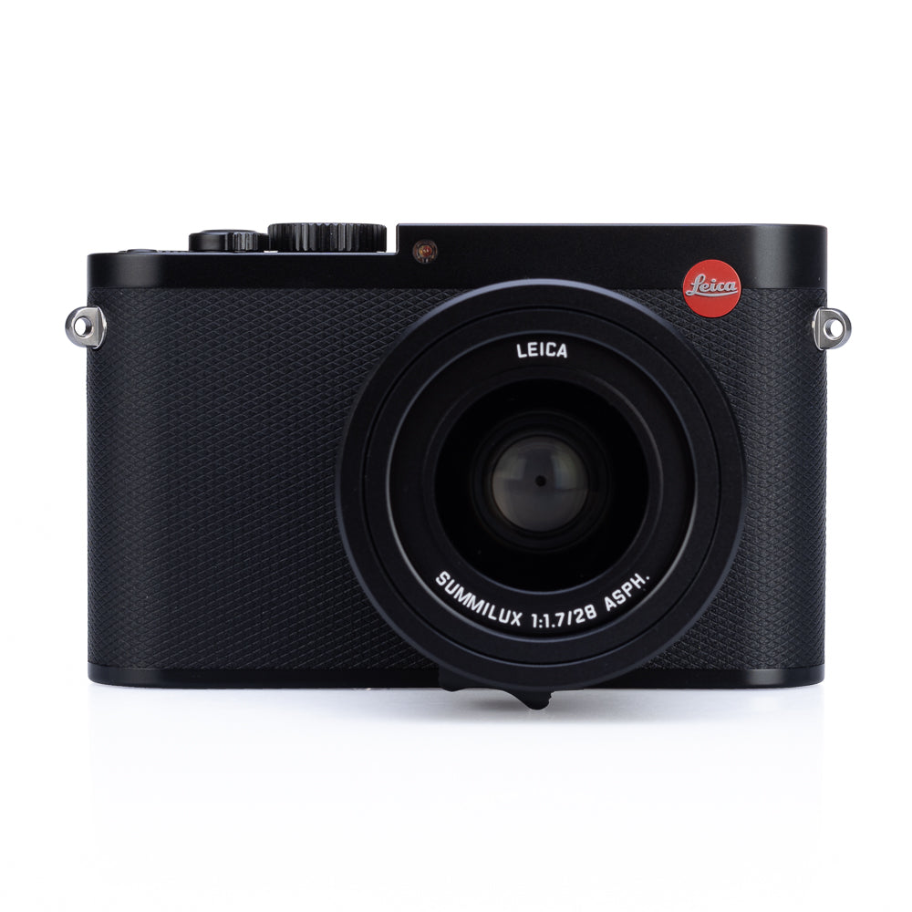 Leica Q (Typ 116) usada, negra, con funda media