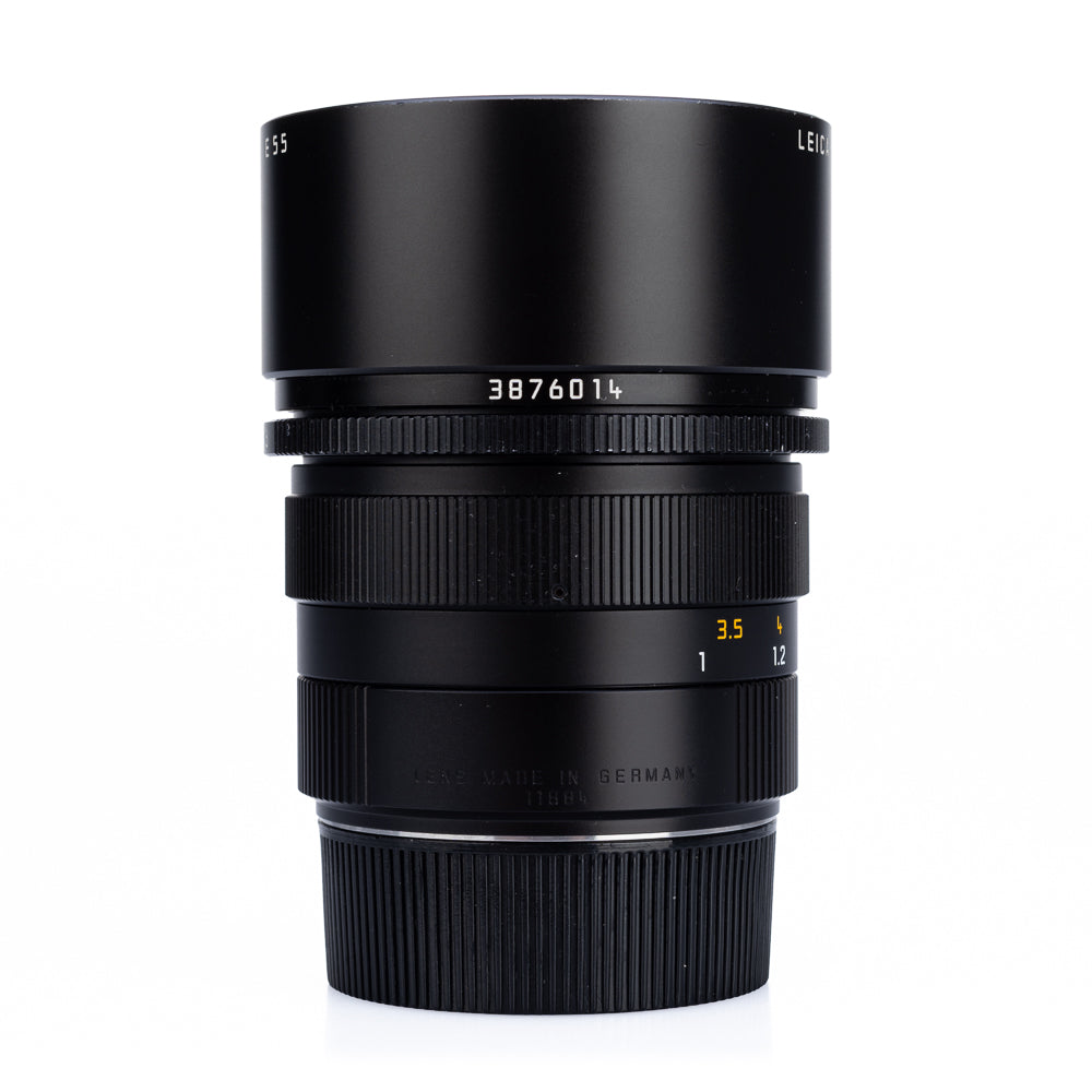 Leica APO-Summicron-M 90 mm f/2 ASPH usada, negra, codificación de 6 bits y revisión CLA reciente de Leica