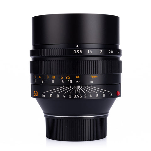 Used Leica Noctilux-M 50mm f/0.95 ASPH, black with UVa Filter - Recent Leica CLA