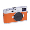 Used Leica M11-P, silver chrome with Orange Leather - Recent Leica CLA