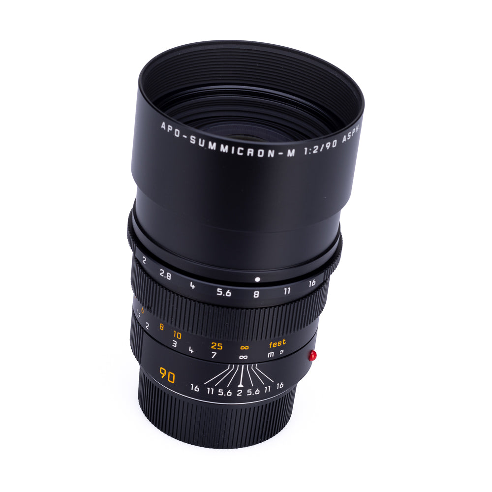 Leica APO-Summicron-M 90mm f/2 ASPH de segunda mano, negro - 6-Bit