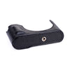 Used Arte di Mano Leica Q3 Half Case (Type 1-SD, Screw Secured) - Rally Black with Black Stitching