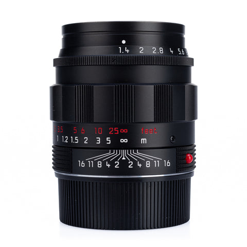 Used Leica Summilux-M 50mm f/1.4 ASPH, black chrome - Recent Leica CLA