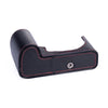 Used Arte di Mano Half Case for Leica SL2/SL2-S with Battery Door, Covered Style - Black with Red Stitching
