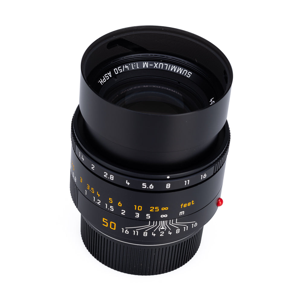 Leica Summilux-M 50 mm f/1,4 ASPH II usada, negra (11728)