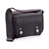 Used Oberwerth M11 Leather Camera Bag, Black with Red Stitching