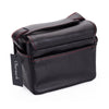 Used Oberwerth M11 Leather Camera Bag, Black with Red Stitching