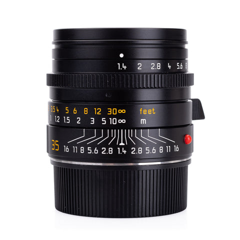 Used Leica Summilux-M 35mm f/1.4 ASPH, black (11874) - 6-Bit with UVa Filter - Recent Leica CLA