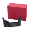 Used Arte di Mano Aventino Half Case for Leica CL with  Door - Black with Black Stitching