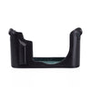 Used Arte di Mano Aventino Half Case for Leica CL with  Door - Black with Black Stitching