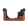 Used Arte di Mano Half Case for Leica CL with Battery Door - Novonappa Tan