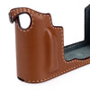 Used Arte di Mano Half Case for Leica CL with Battery Door - Novonappa Tan