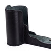 Used Arte di Mano Half Case for Leica SL3 with Battery Access Door, Covered Style - Black with Black Stitching