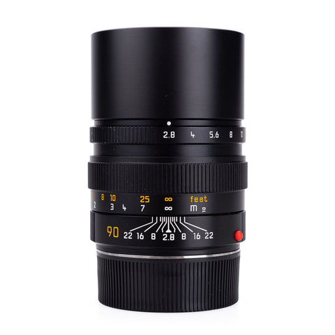 Used Leica Elmarit-M 90mm f/2.8, black (11807, 1991) - 6-Bit - Recent Leica CLA