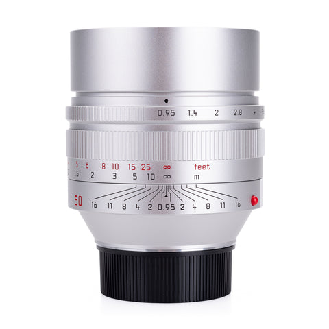 Certified Pre-Owned Leica Noctilux-M 50mm f/0.95 ASPH, silver anodized