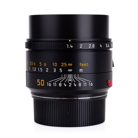 Used Leica Summilux-M 50mm f/1.4 ASPH II, black (11728) - UVa Filter - Recent Leica CLA