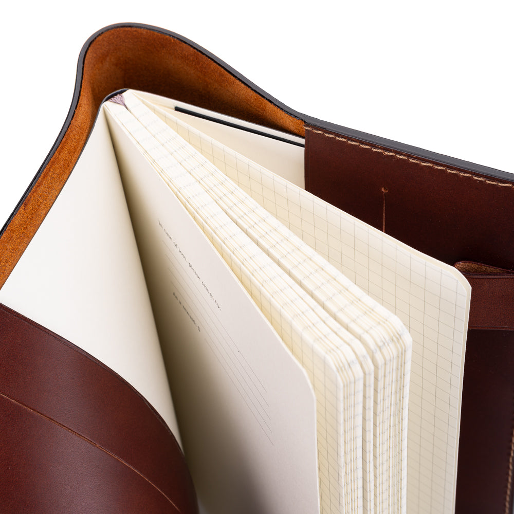Funda de piel para diario Arte di Mano - "1932 Barnack Drawings" - Rally Volpe