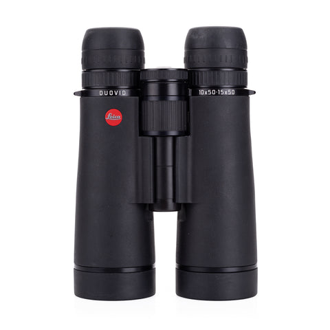 Used Leica 10+15x50 Duovid Binocular, black - Recent Leica CLA