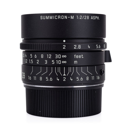 Used Leica Summicron-M 28mm f/2 ASPH, matte black