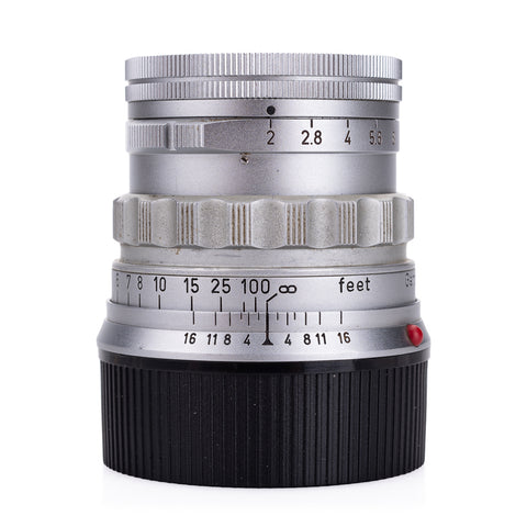 Used Leica Summicron-M 50mm f/2 'Rigid' V1 (1958, Feet Scale) - Recent DAG CLA
