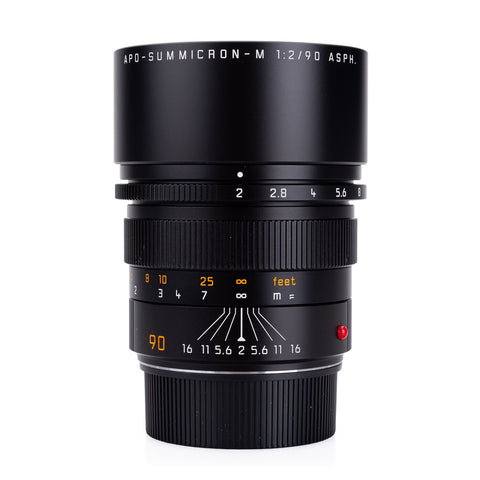 Used Leica APO-Summicron-M 90mm f/2 ASPH, black - 6-Bit - UVa Filter