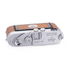 Used Leica M2, silver chrome (Lever Rewind & Self Timer, 1964) with Arte di Mano Novonappa Tan Leather - Recent DAG CLA
