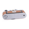Used Leica M2, silver chrome (Lever Rewind & Self Timer, 1964) with Arte di Mano Novonappa Tan Leather - Recent DAG CLA