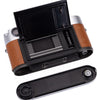 Used Leica M2, silver chrome (Lever Rewind & Self Timer, 1964) with Arte di Mano Novonappa Tan Leather - Recent DAG CLA