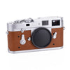 Used Leica M2, silver chrome (Lever Rewind & Self Timer, 1964) with Arte di Mano Novonappa Tan Leather - Recent DAG CLA