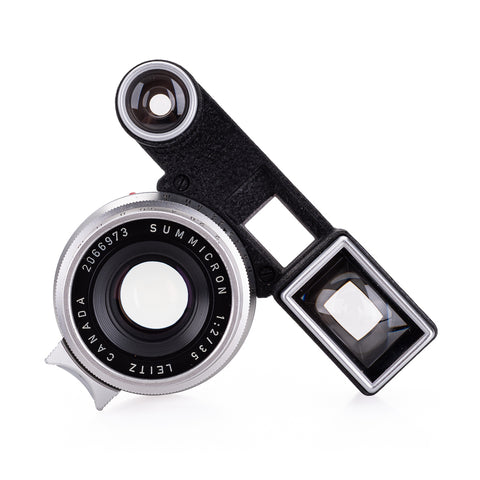 Used Leica Summicron-M 35mm f/2, silver chrome, V1 8-Element with Goggles (Canada, 1964) with UVa Filter - Recent DAG CLA