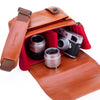 Oberwerth Louis M11 Leather Camera Bag, Cognac