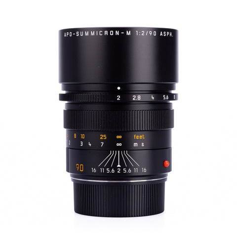 Used Leica APO-Summicron-M 90mm f/2 ASPH, black - 6-Bit - Recent Leica CLA