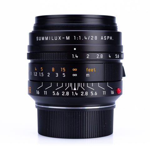 Used Leica Summilux-M 28mm f/1.4 ASPH, black