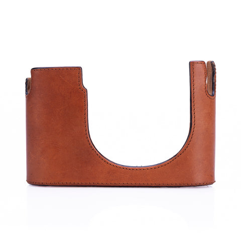 Used Leica Q3 Half Case, Leather, Cognac