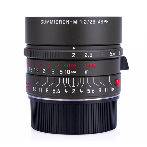 Used Leica Summicron-M 28mm f/2 ASPH Edition 'Safari' with Filter