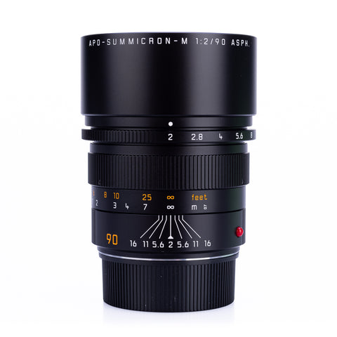 Used Leica APO-Summicron-M 90mm f/2 ASPH, black - 6-Bit - UVa Filter