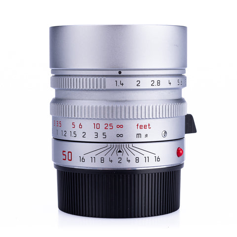 Used Leica Summilux-M 50mm f/1.4 ASPH, silver chrome - 6-Bit