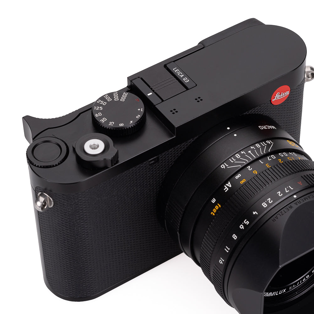 Reposamuñecas para Leica Q3, aluminio, negro