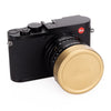 Leica Q Lens Cap E49, Brass, Blasted Finish