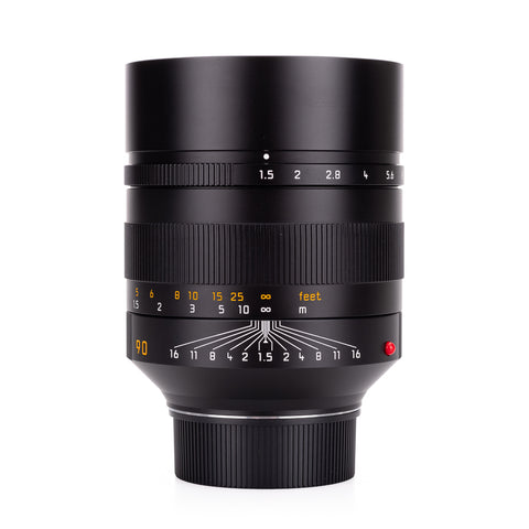 Used Leica Summilux-M 90mm f/1.5 ASPH - Recent Leica Wetzlar CLA