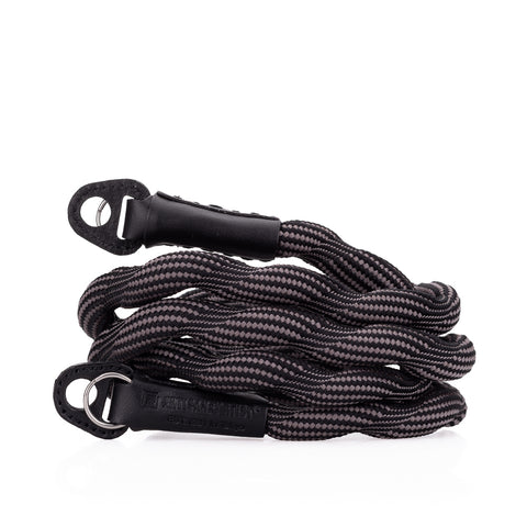 Artisan & Artist* ACAM 707 Spiral-Cord Neck Strap - Black/Grey